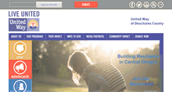 Desktop Screenshot of deschutesunitedway.org